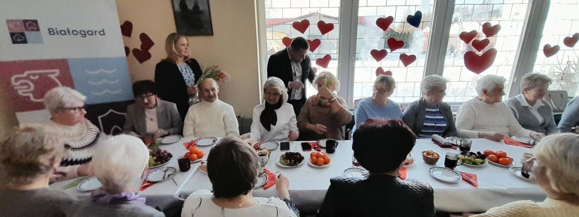 Spotkanie Walentynkowe w Klubie Seniora